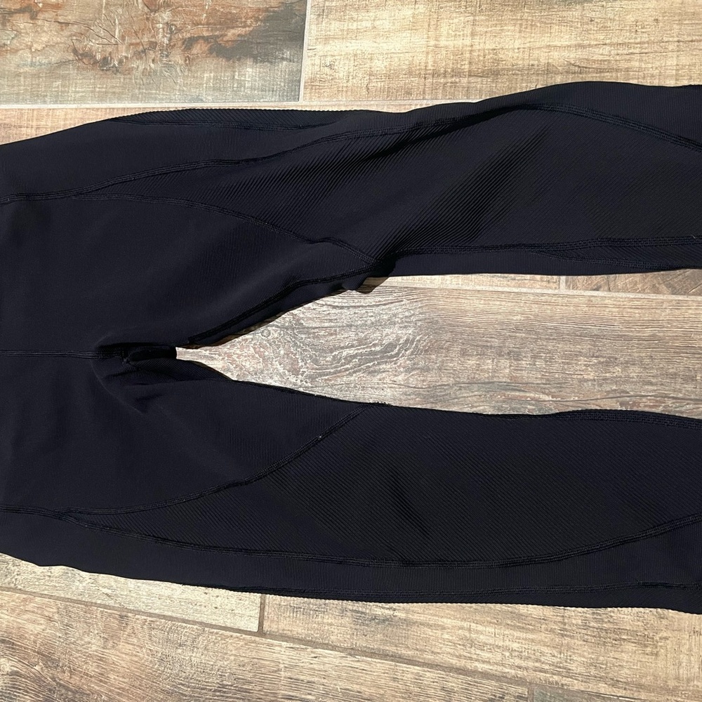 Used Lululemon Black Athletic Leggings